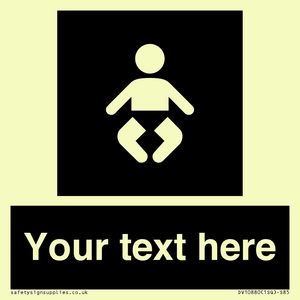 Custom information: black panel baby change